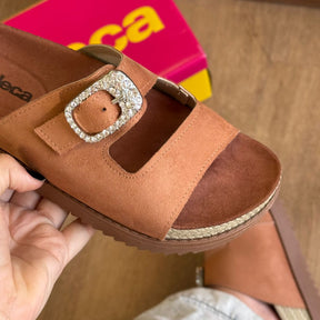 Sandália Moleca Fivela Brilhante 5500.217