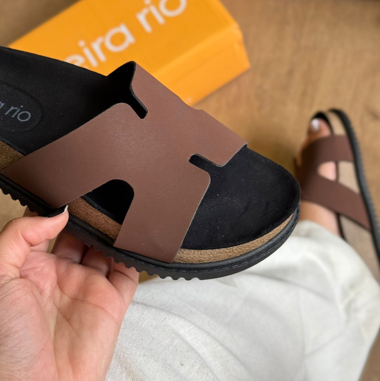 Sandália Papete Beira Rio Casual 8523.112