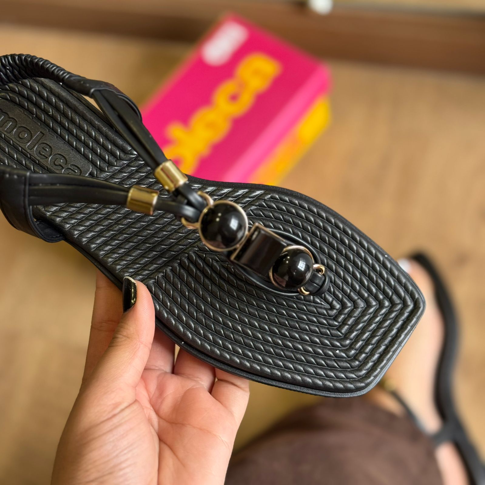 Sandália Moleca Tiras Casual 5558.106