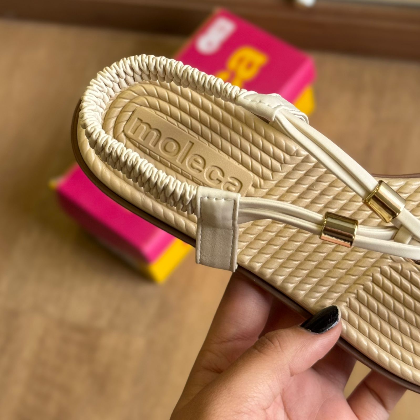 Sandália Moleca Tiras Casual 5558.106