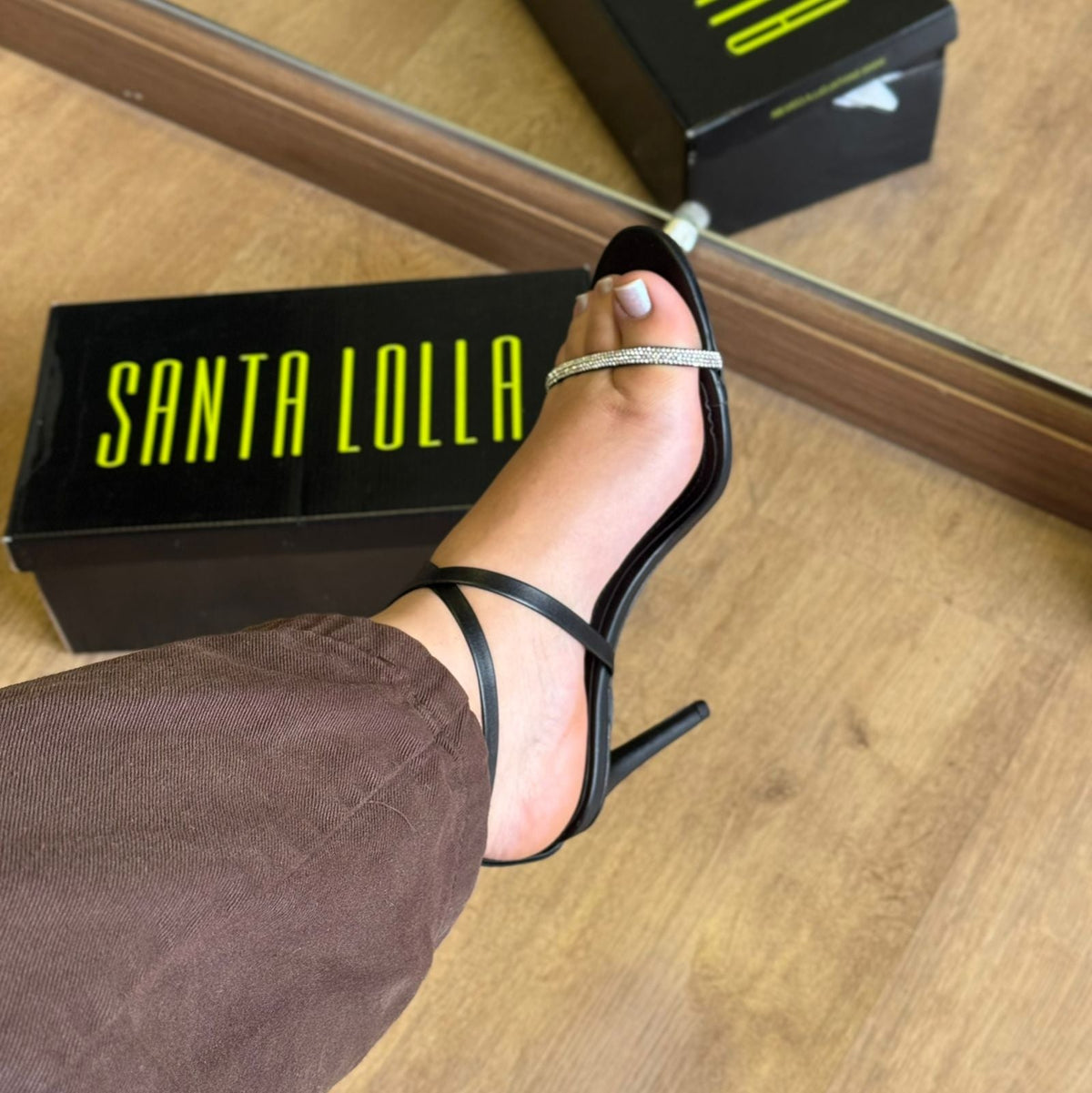 Sandália Salto Santa Lolla Santorine 0110.5141.018A