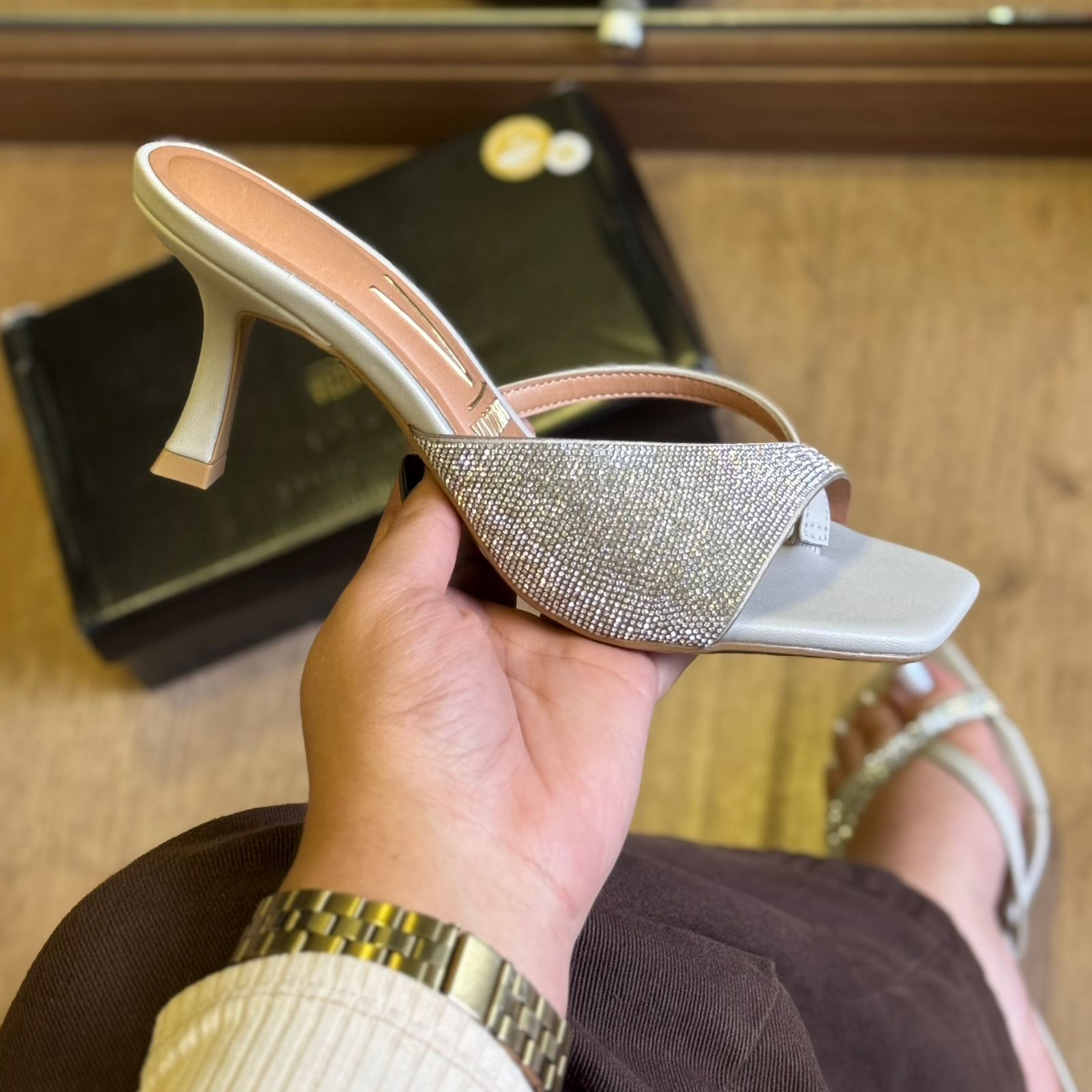 Sandália Salto Vizzano Gaspea 6536.111