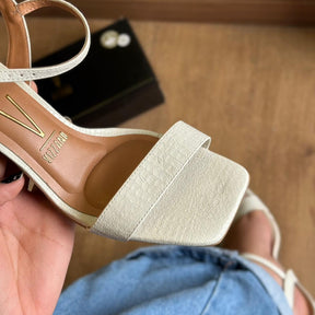 Sandália Salto Vizzano Croco 6562.101