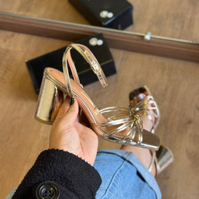 Sandália Salto Vizzano Tiras Finas 6562.202