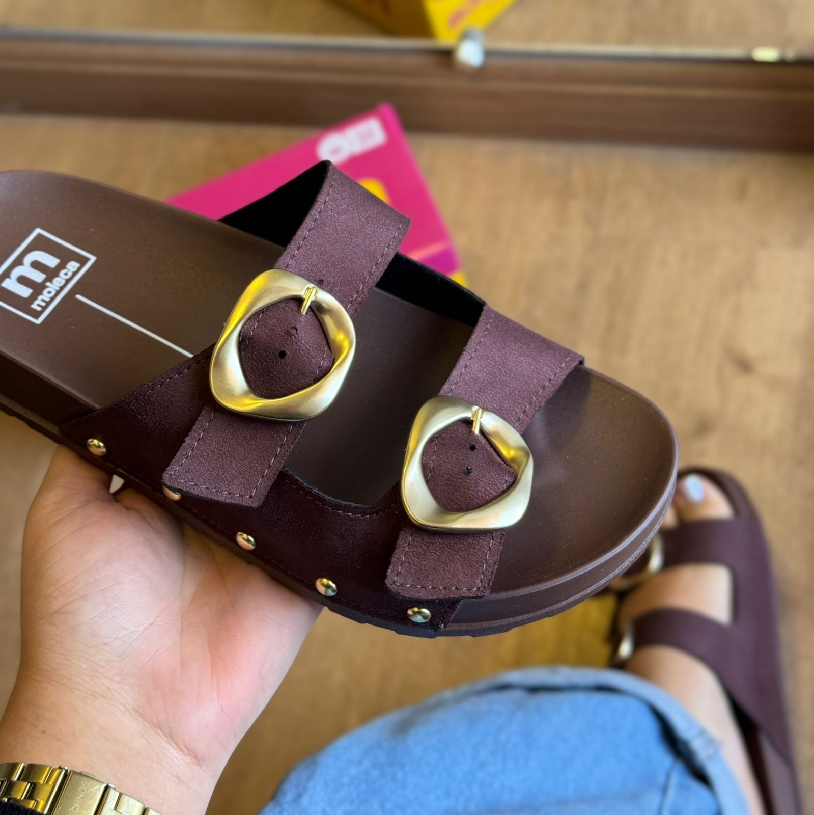 Sandália Moleca Fivela 5436.440