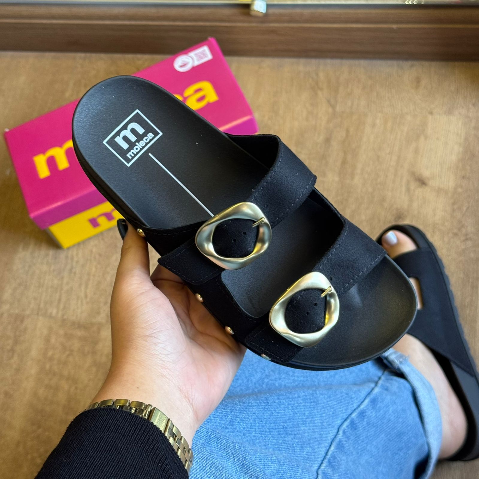 Sandália Moleca Fivela 5436.440