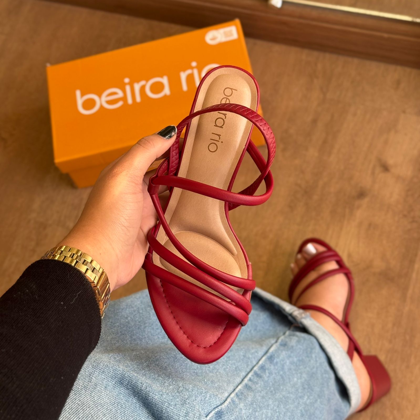Sandália Tiras finas Beira Rio 8280.686