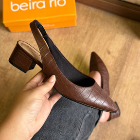 Scarpin Couro Croco Beira Rio 4182.220.3060.15745