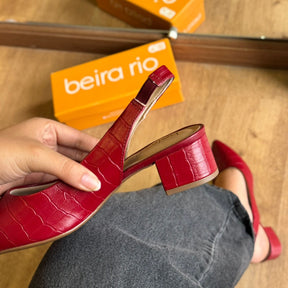 Scarpin Couro Croco Beira Rio 4182.220.3060.15745