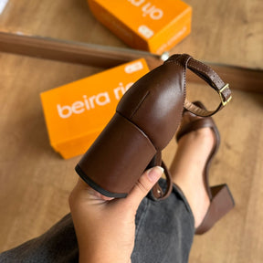Sandália Beira Rio Salto Bloco 8436.245