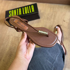 Rasteira Santa Lolla Napa Soft Bico Quadrado 01F7.57FF.0300