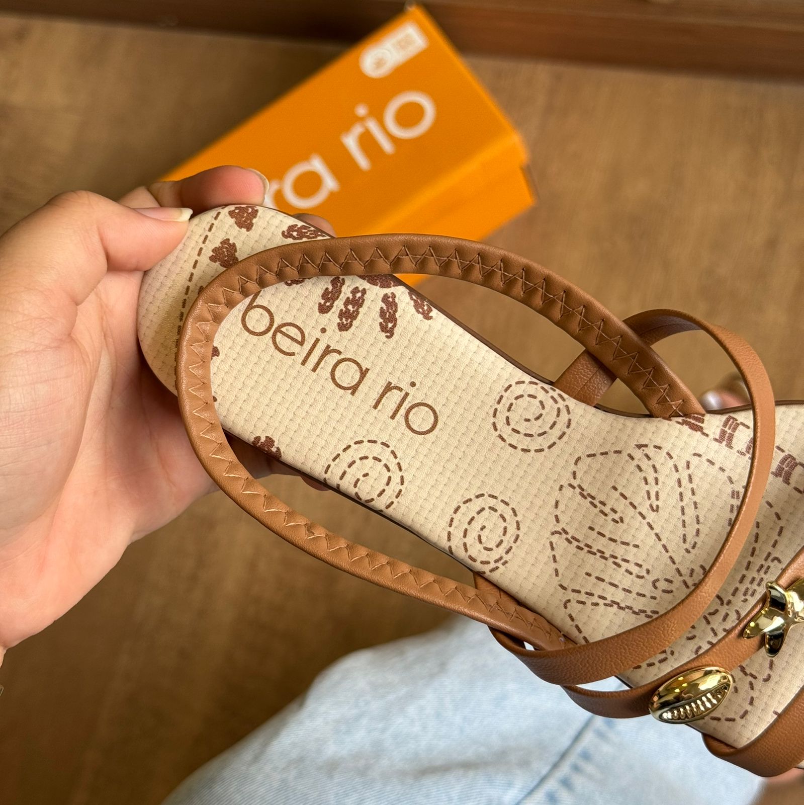 Sandália Rasteira  Beira Rio  8566.102