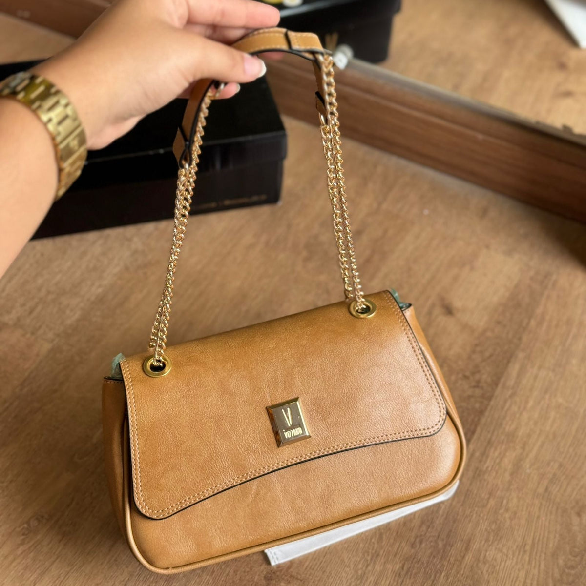 Bolsa Vizzano Transversal Alça de Corrente 10077.4