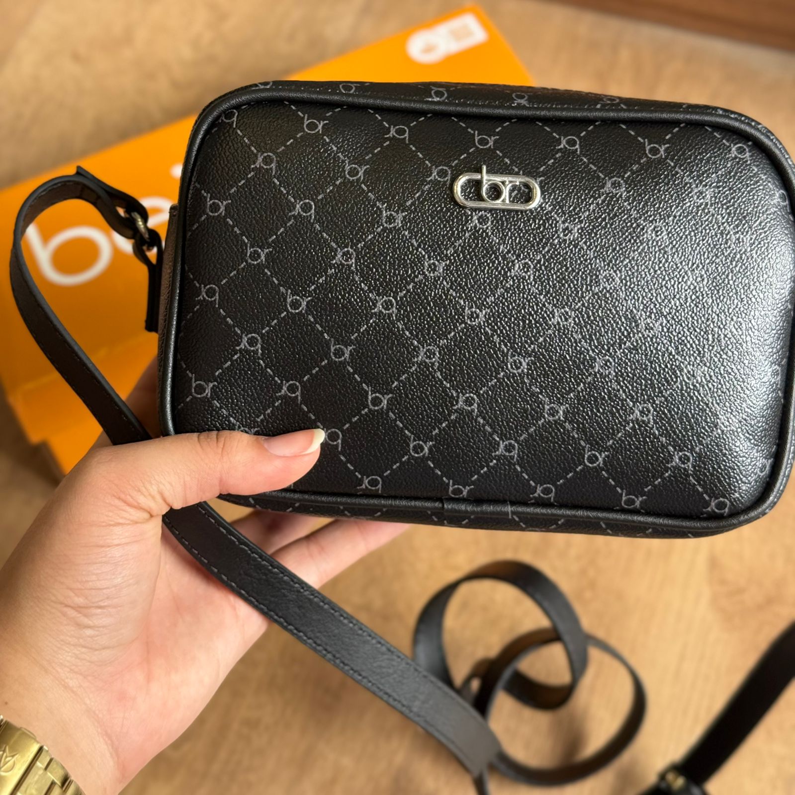 Bolsa Beira Rio Transversal Estampada 80016.5