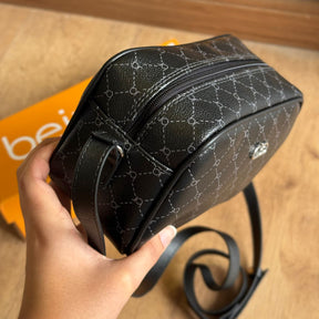 Bolsa Beira Rio Transversal Estampada 80016.5