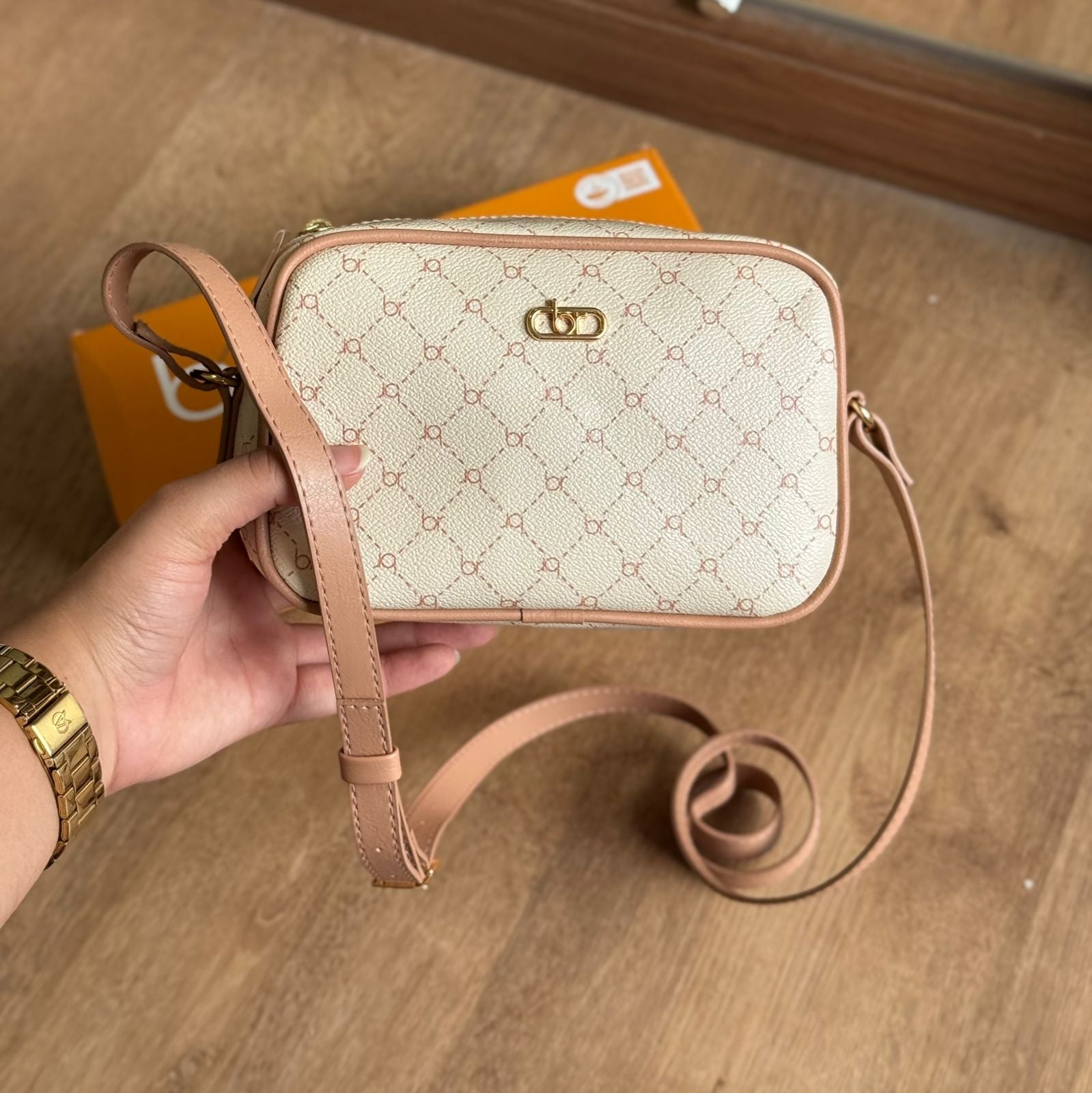 Bolsa Beira Rio Transversal Estampada 80016.5