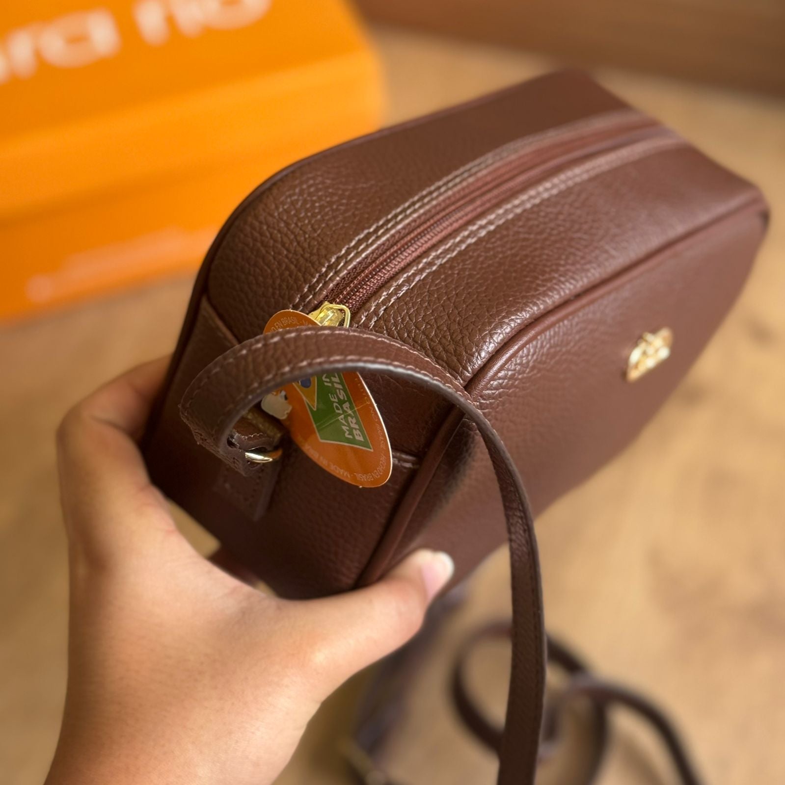 Bolsa Feminina Logo Dourado Beira Rio 80016.5.26492