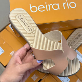 Sandália Rasteira Metalizada Beira Rio 8519.110