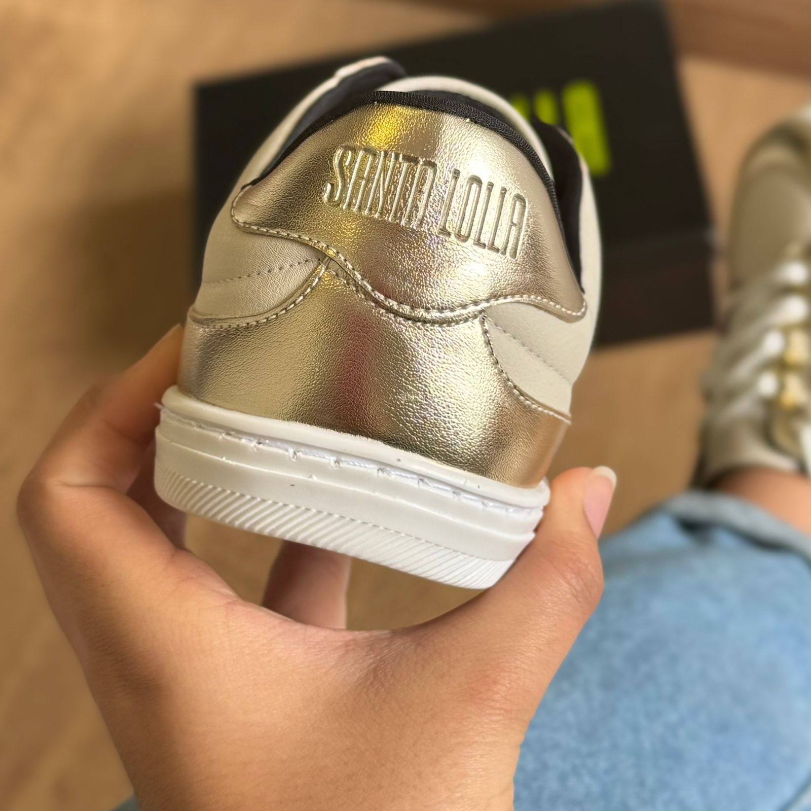 Tênis Santa Lolla Metalizado 0896.582B.03C7