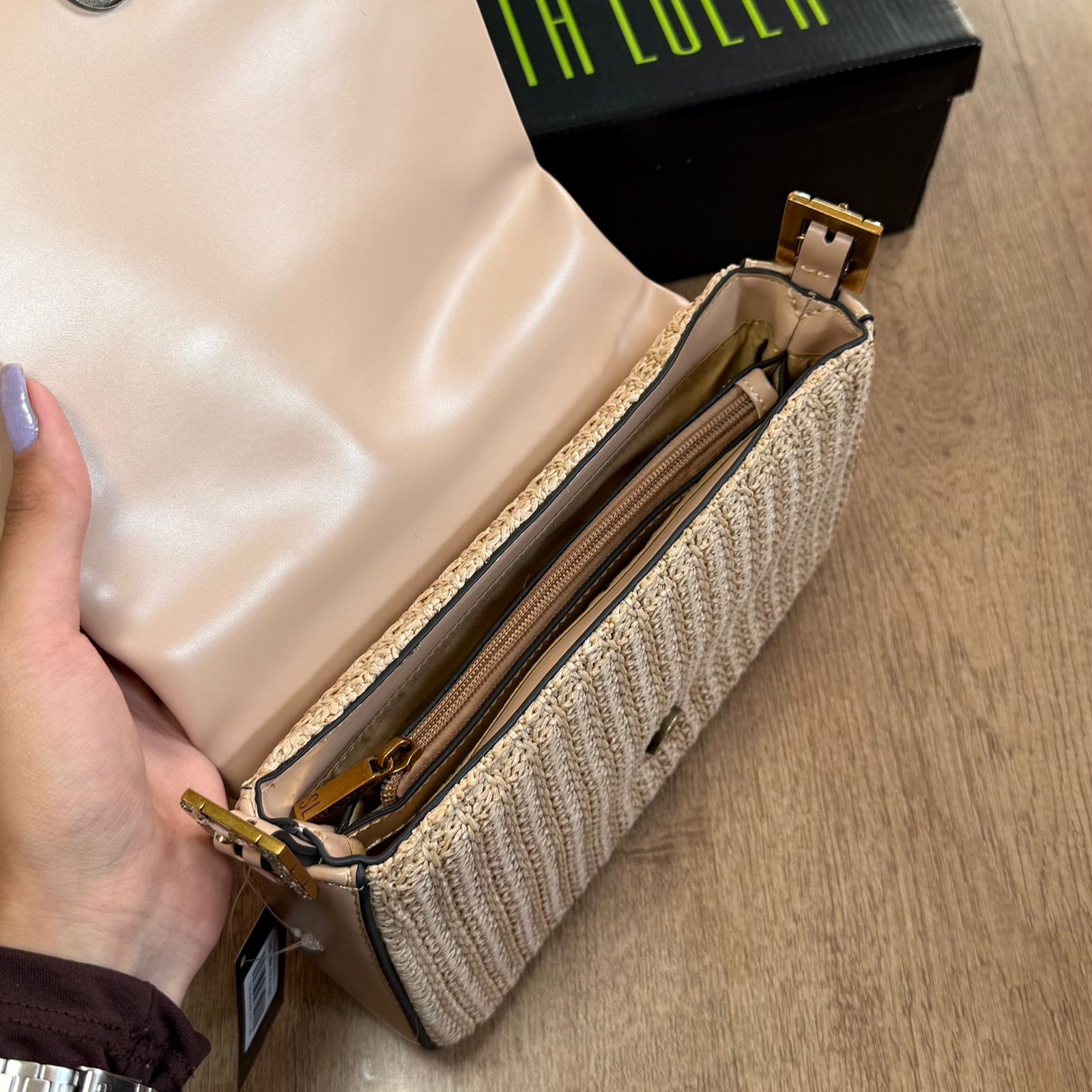 Bolsa Santa Lolla Baguete Tramado 0452.4B6E