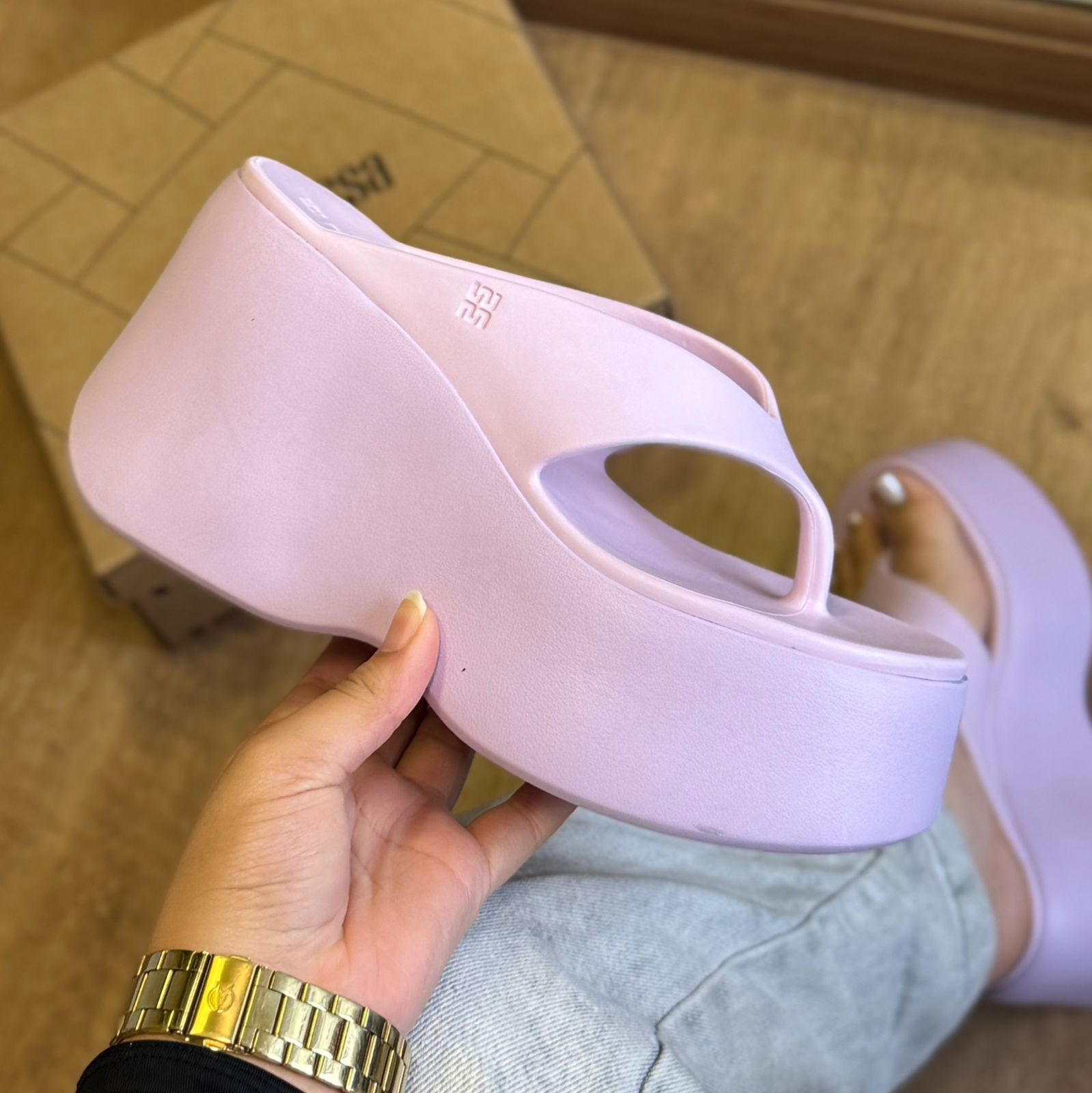 Sandália Melissa Plataforma Free Thong 37862