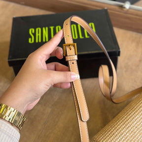 Bolsa Santa Lolla Baguete Alça Dupla Tramado 0452.4563