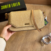 Bolsa Santa Lolla Baguete Alça Dupla Tramado 0452.4563