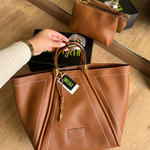 Bolsa Santa Lolla Shopper E Necessaire Floater Pespontos 0453.570E.0378