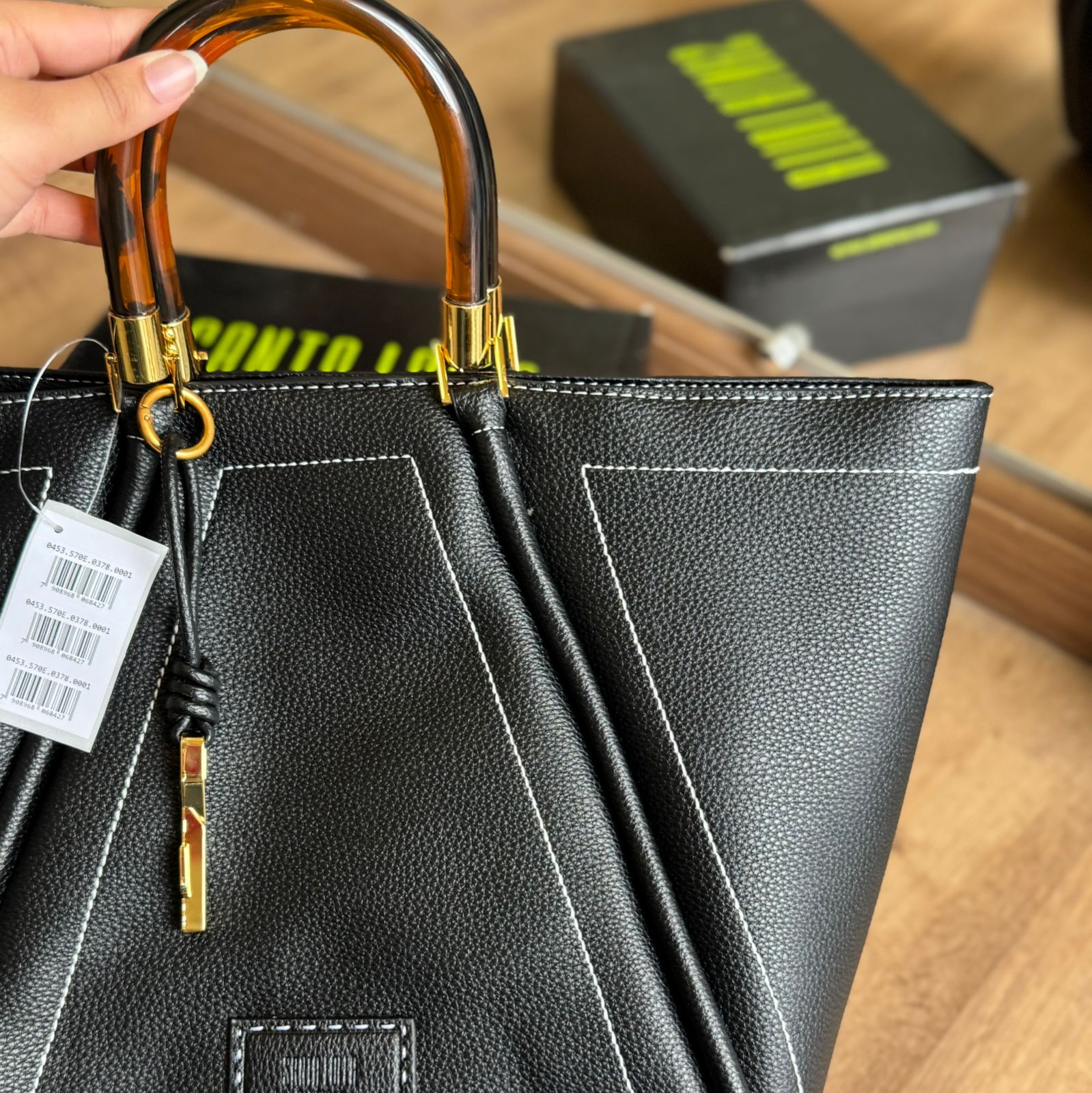 Bolsa Santa Lolla Shopper E Necessaire Floater Pespontos 0453.570E.0378