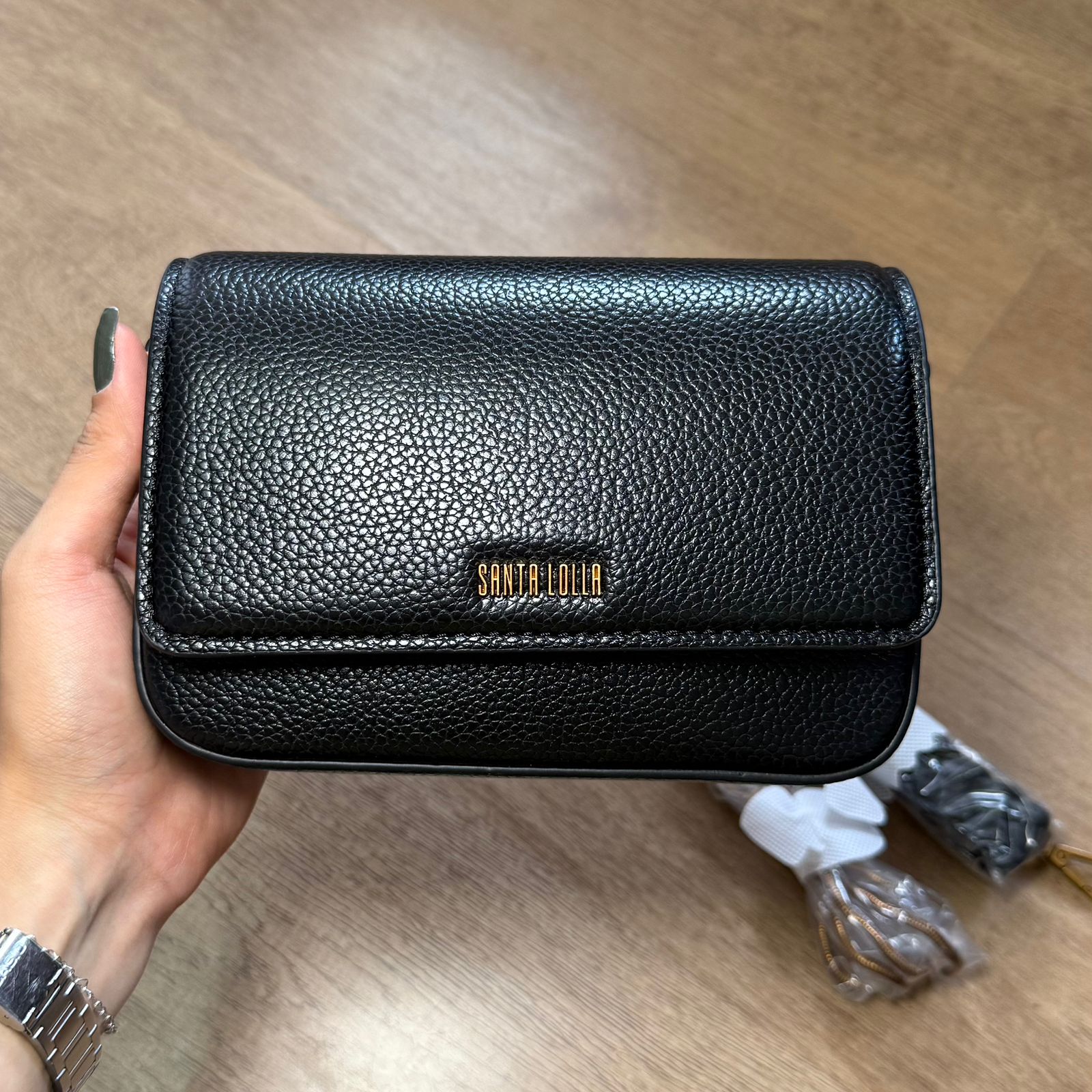 Bolsa Santa Lolla Baguete Floater Alça Trança 0470.4B5E