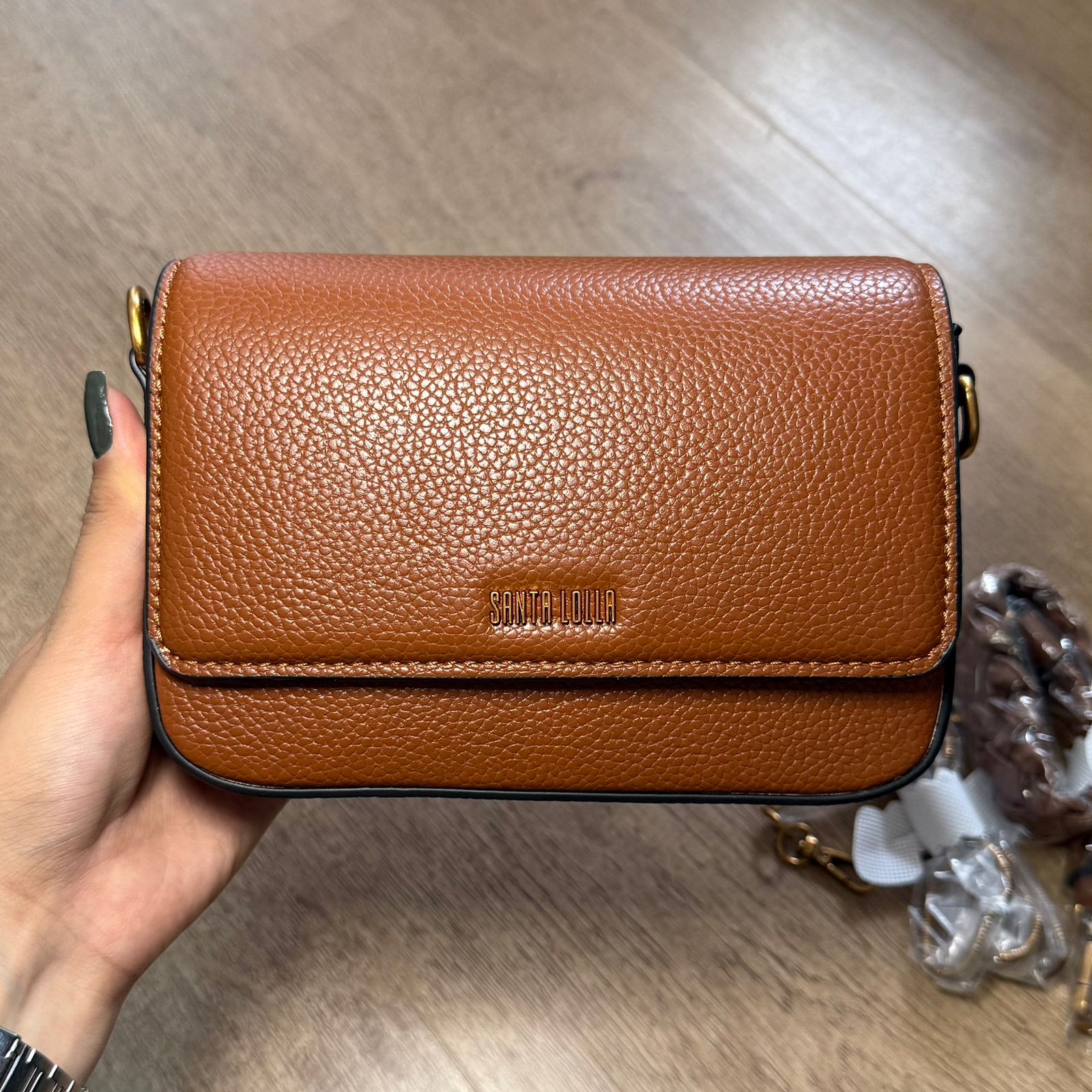 Bolsa Santa Lolla Baguete Floater Alça Trança 0470.4B5E