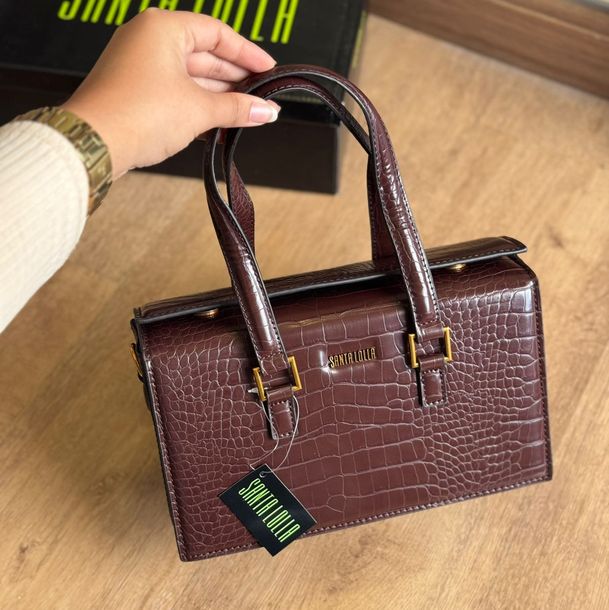 Bolsa Santa Lolla Croco 0470.5716