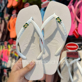Havaianas Slim Square + Pingente Brasil