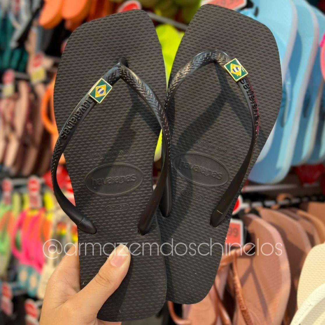 Havaianas Slim Square + Pingente Brasil