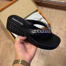 Sandália Beira Rio Corrente de Ouro  8561.103