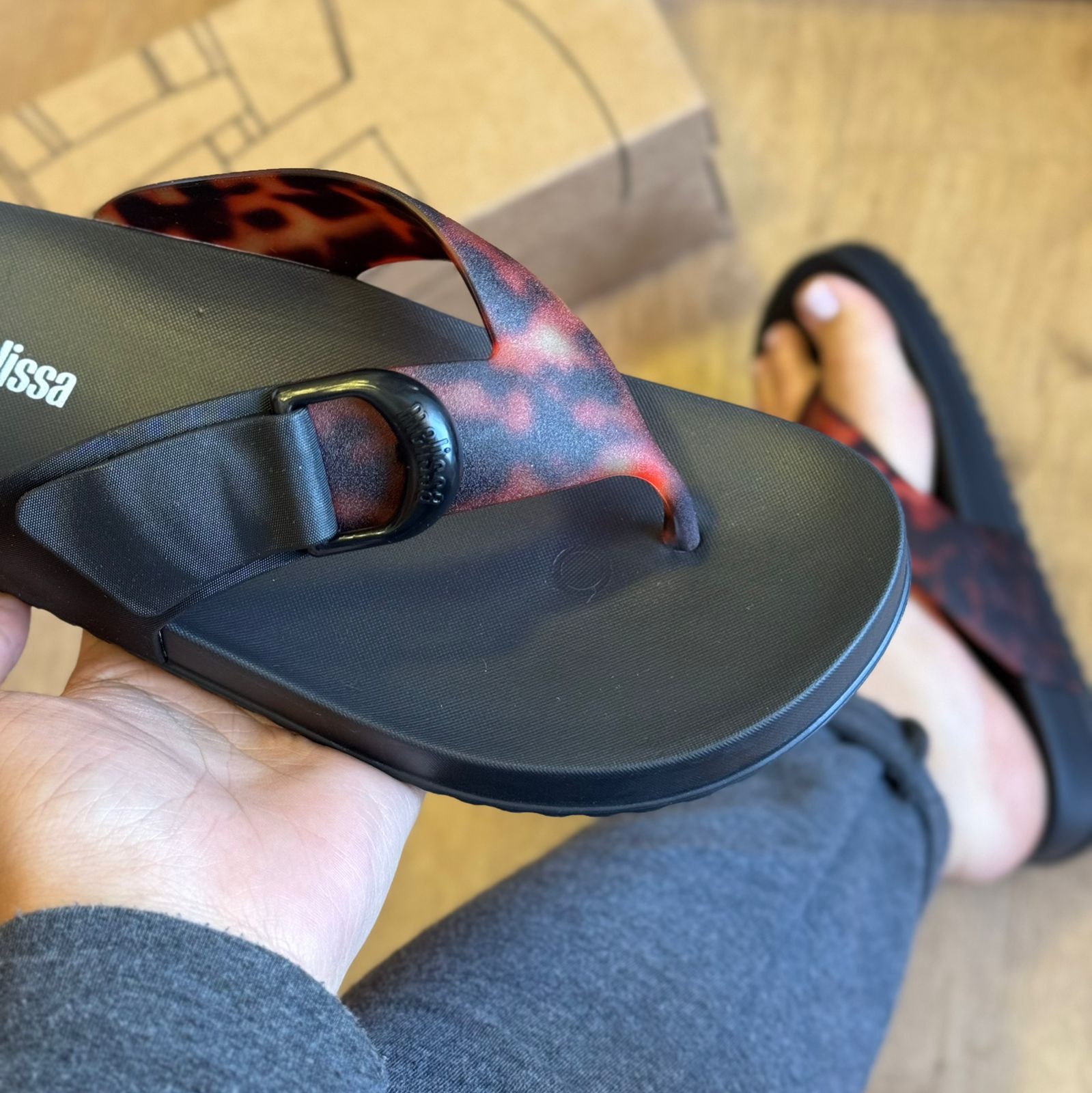 Sandália Melissa Cozy Thong 37742