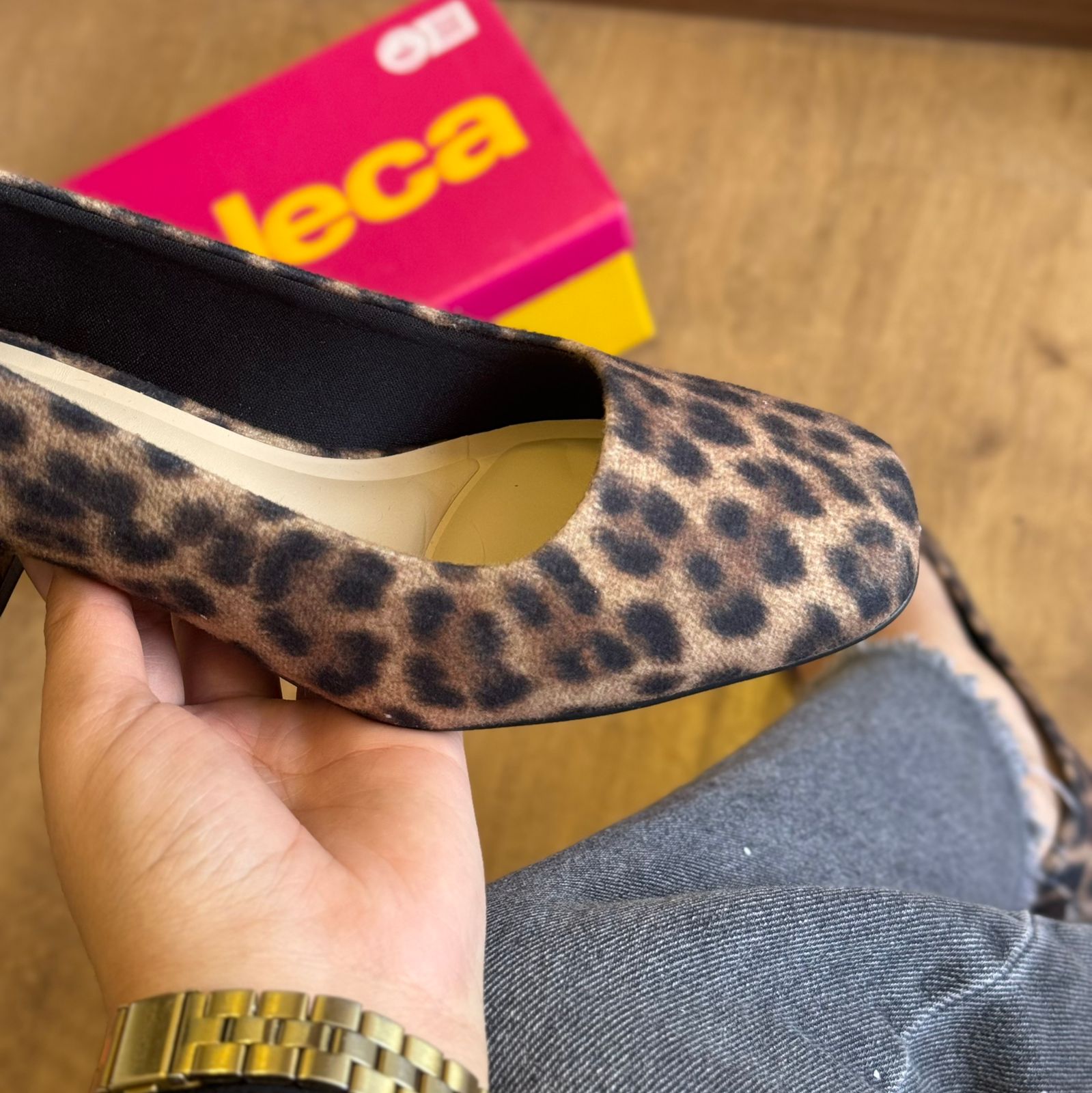 Sapato Moleca Salto Bloco 5822.100