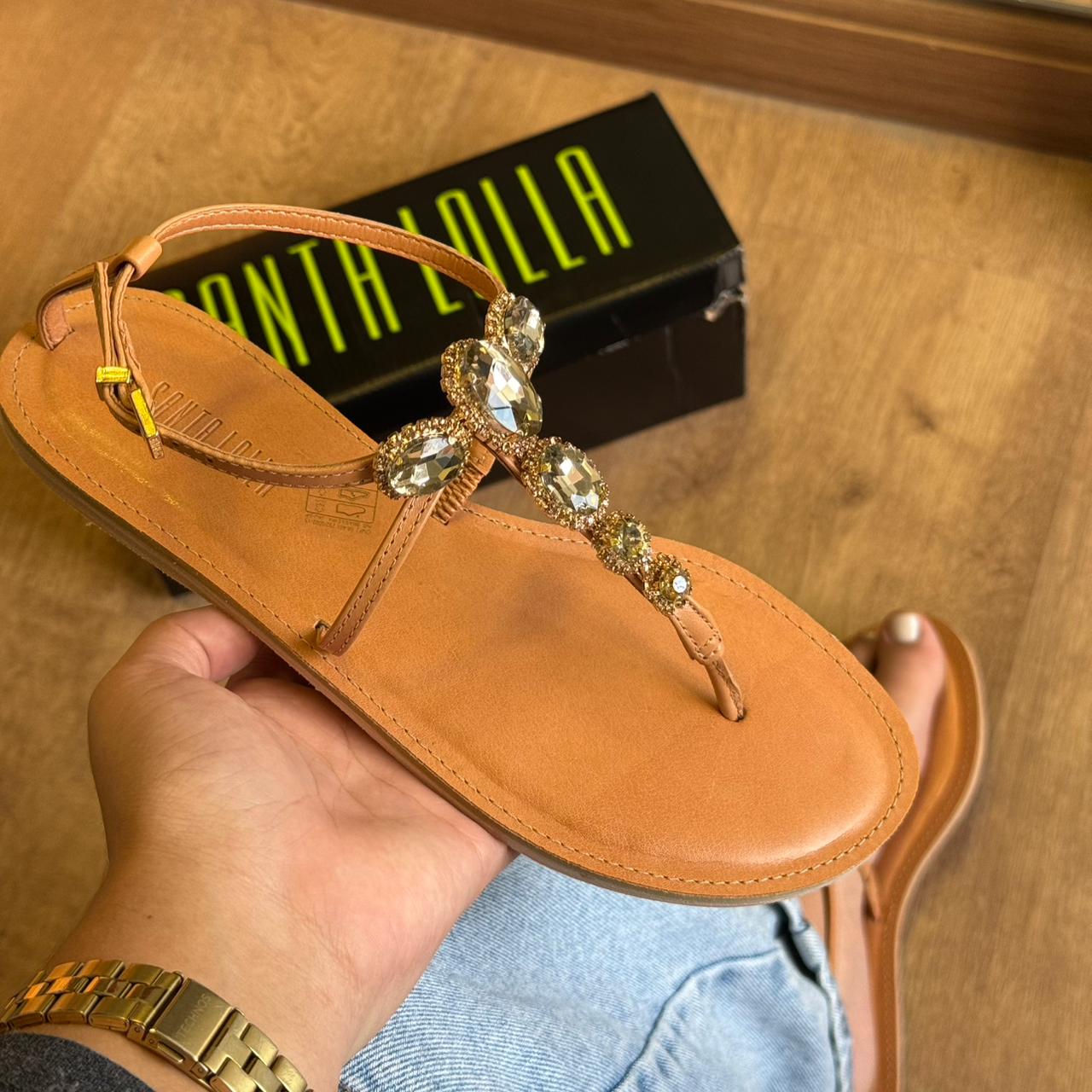 Rasteira Santa Lolla Pedraria 035B.4FC5.033B