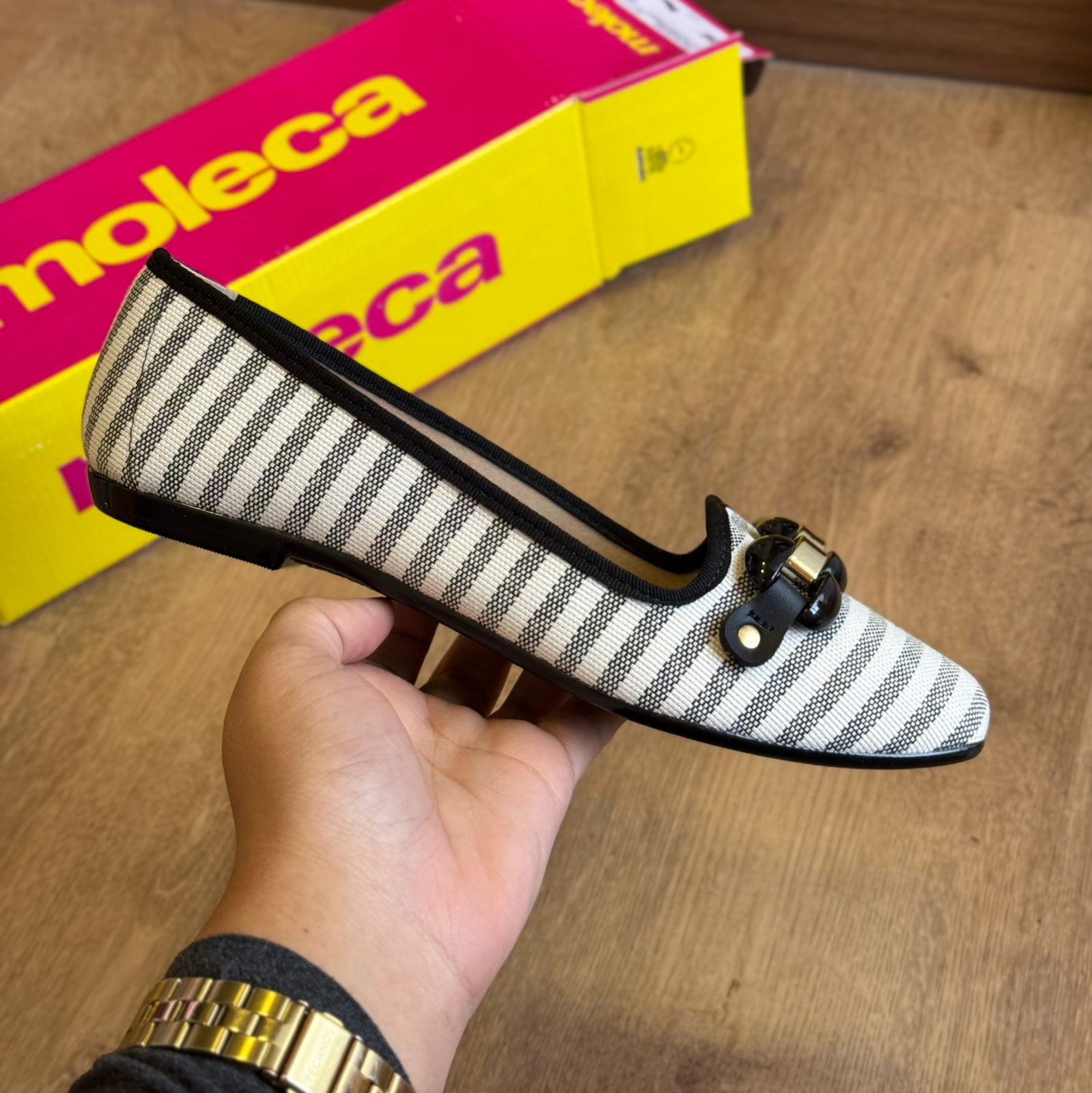 Sapatilha Moleca Corrente de Porcelana 5729.138