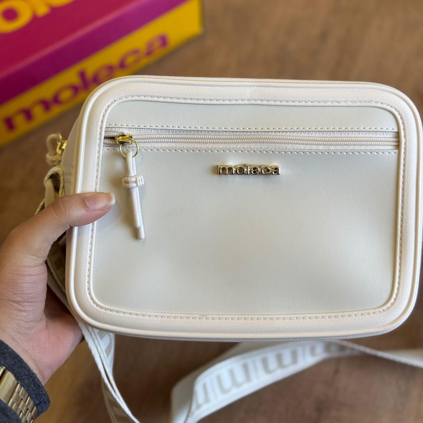 Bolsa Moleca Transversal com Zíper 50048.3