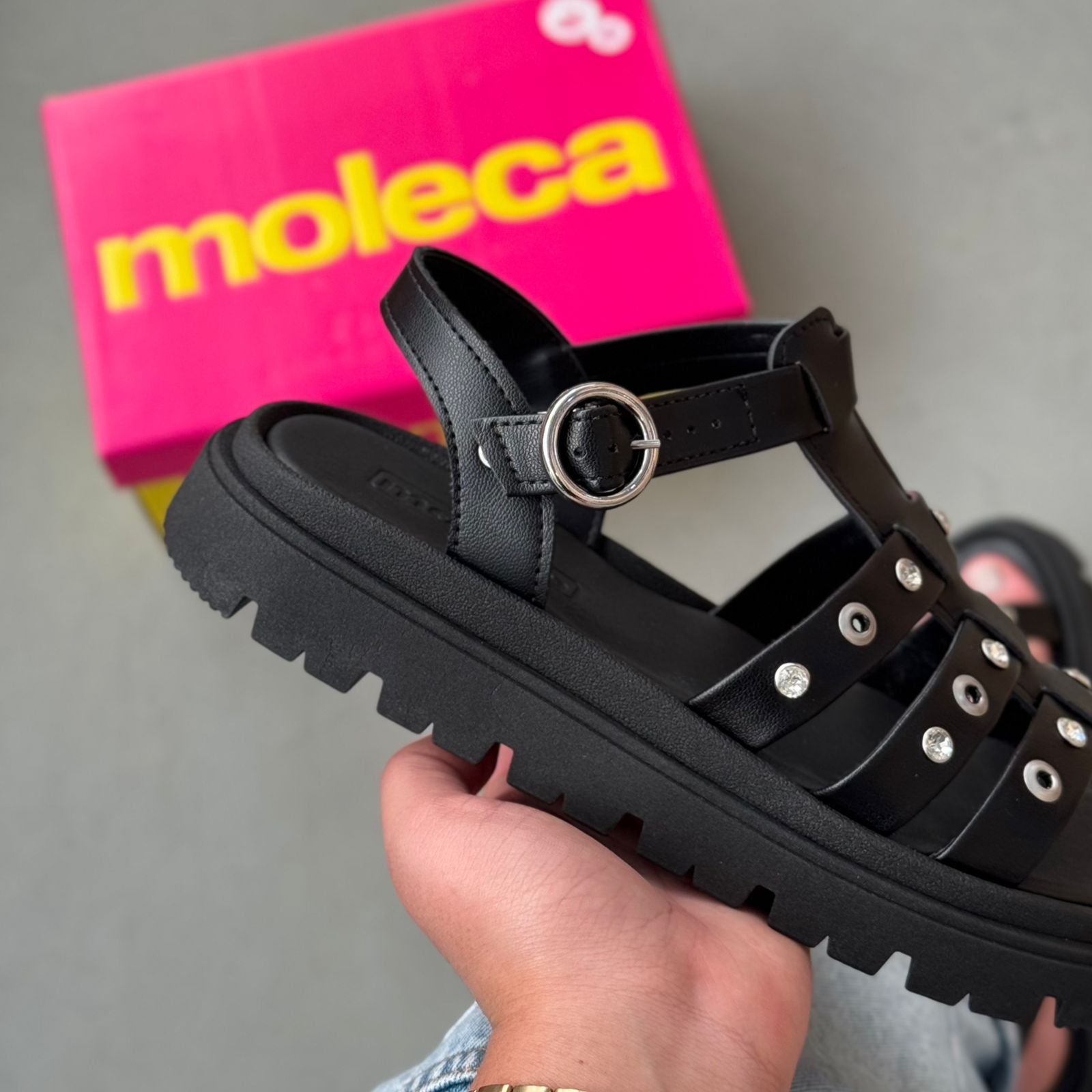 Sandália Moleca Tiras Finas 5504.115