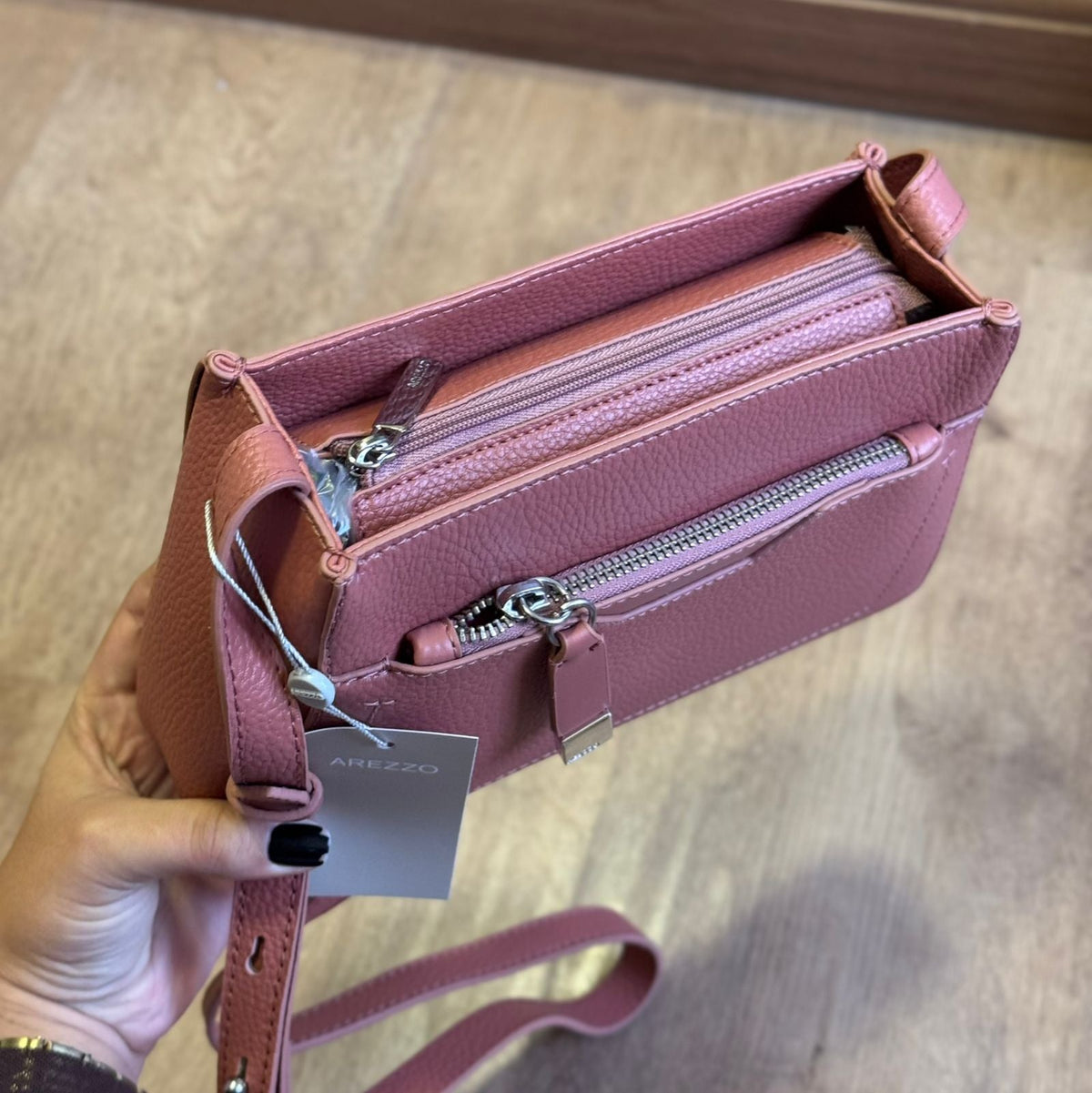 Bolsa Tiracolo Arezzo Emilly Croco A581000499