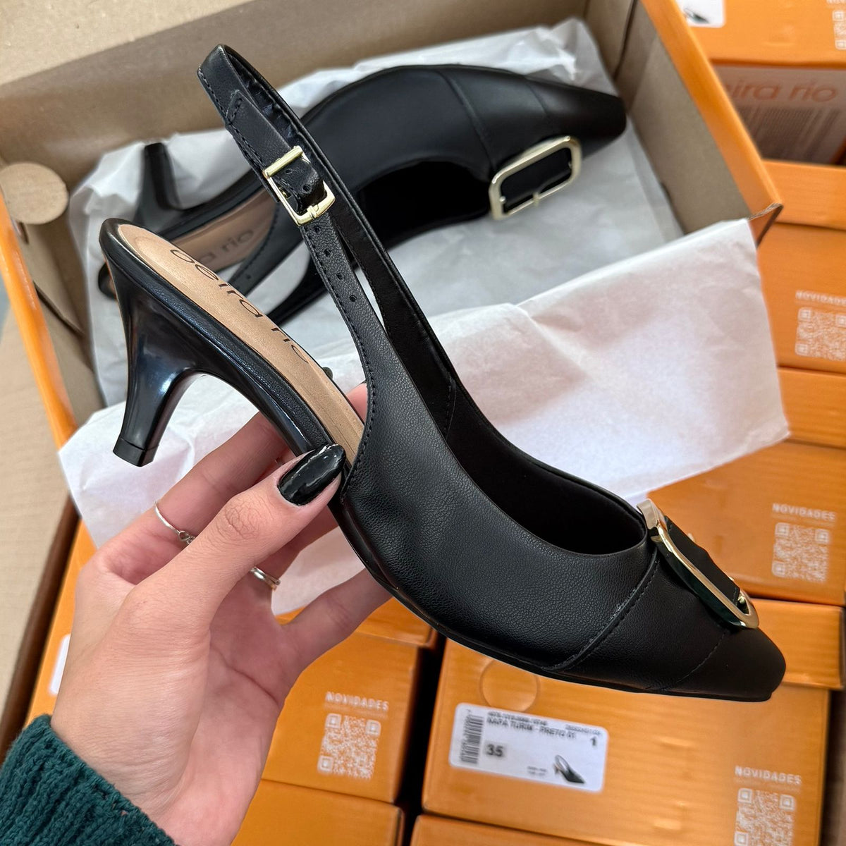 Scarpin Beira Rio Bico Fino 4076.1319