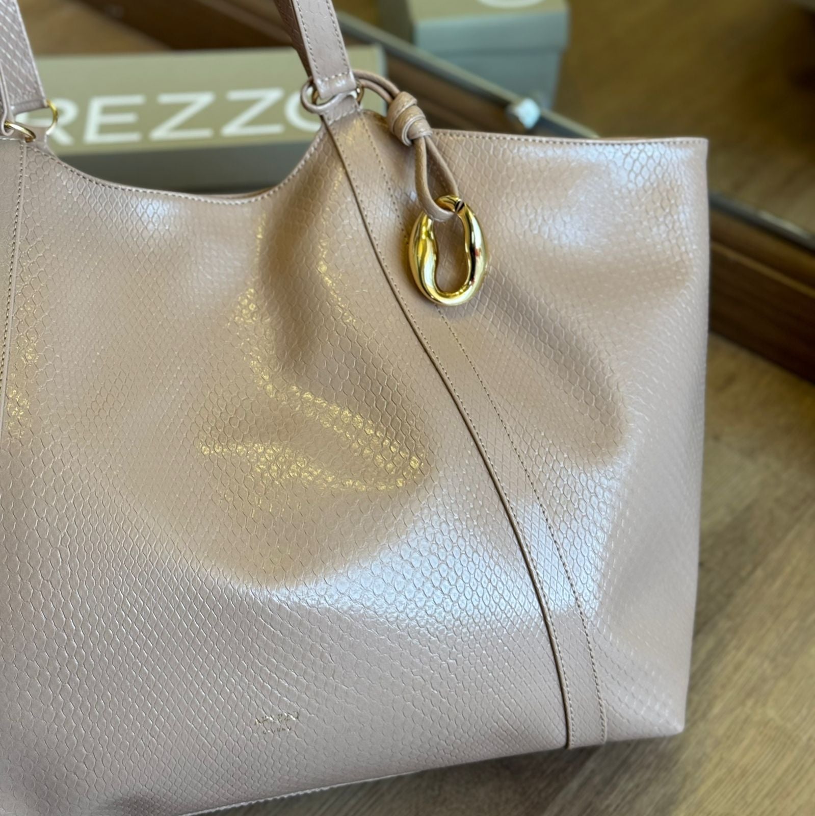 Bolsa Arezzo Pepita de Ouro A500230778