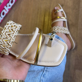 Rasteira Dakota Bambu Y9252