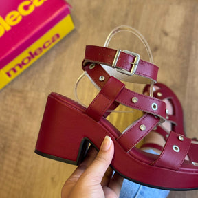 Tamanco Moleca com Ajuste e Tiras Grossas 5549.106