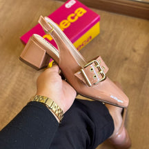 Sandália Moleca Verniz com Fivela 5576.104