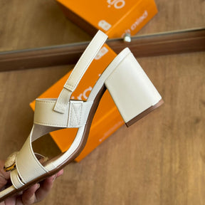 Salto Beira Rio Marfim Polido 8436.243