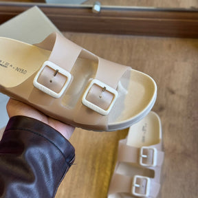 Chinelo Arezzo Slide com Fivelas Duplas Z190480004