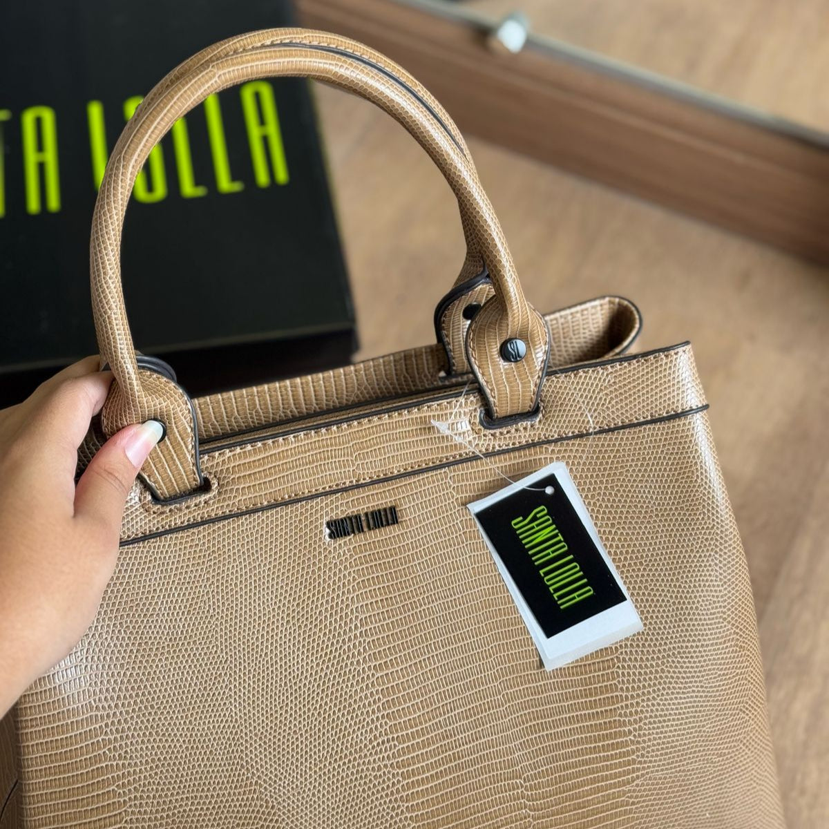 Bolsa Tote Santa Lolla Alça Dupla Transversal 0453.36E2